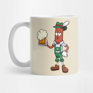 Oktoberfest Sausage With Beer Mug